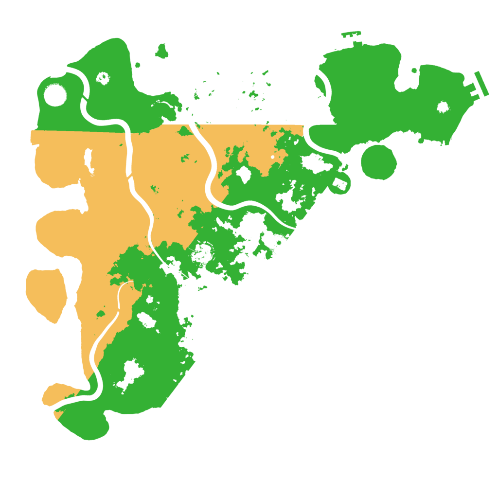Biome Rust Map: Procedural Map, Size: 3900, Seed: 87842786