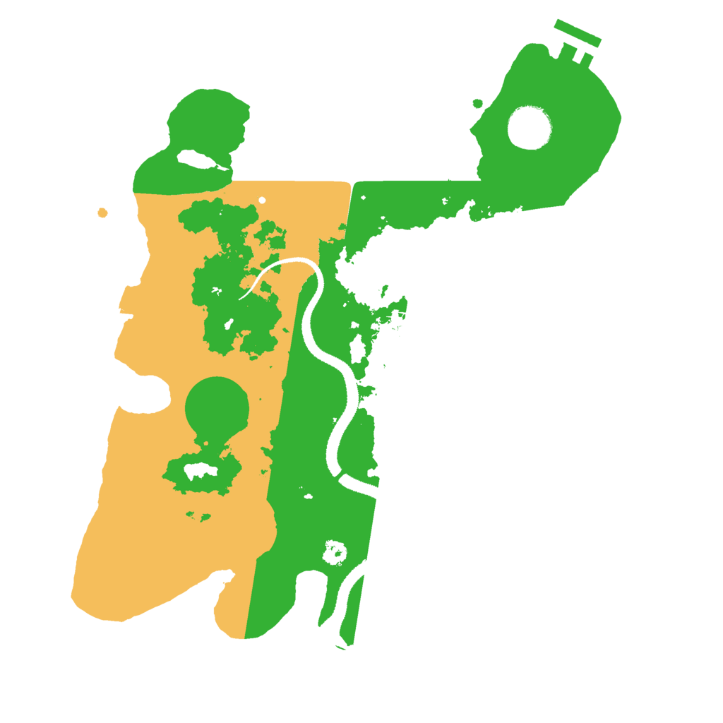 Biome Rust Map: Procedural Map, Size: 3000, Seed: 462385432