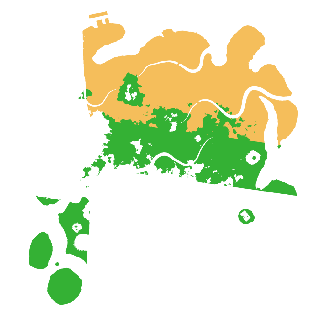 Biome Rust Map: Procedural Map, Size: 3500, Seed: 1527923396