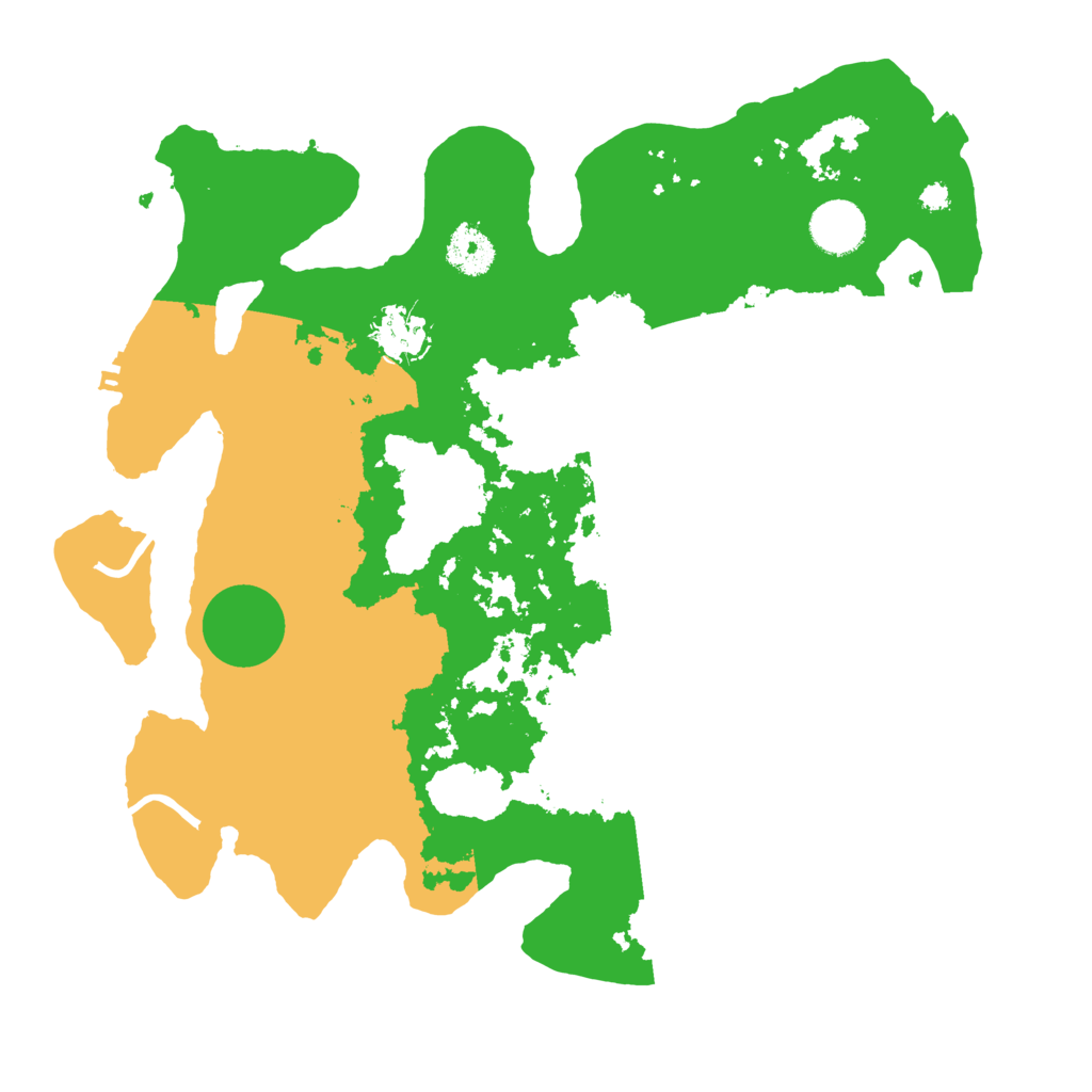 Biome Rust Map: Procedural Map, Size: 3500, Seed: 347691927