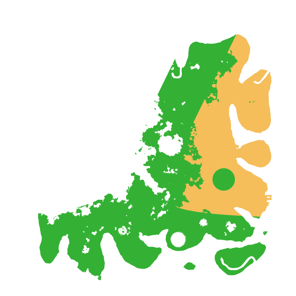 Biome Rust Map: Procedural Map, Size: 3500, Seed: 389138709