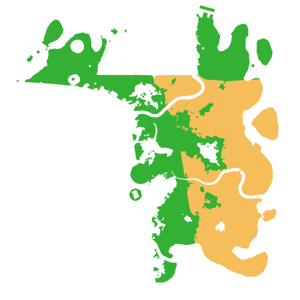 Biome Rust Map: Procedural Map, Size: 4000, Seed: 37375657