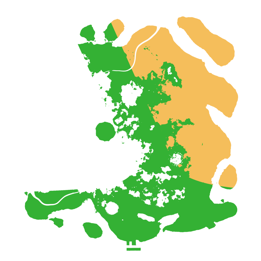 Biome Rust Map: Procedural Map, Size: 3750, Seed: 85485683