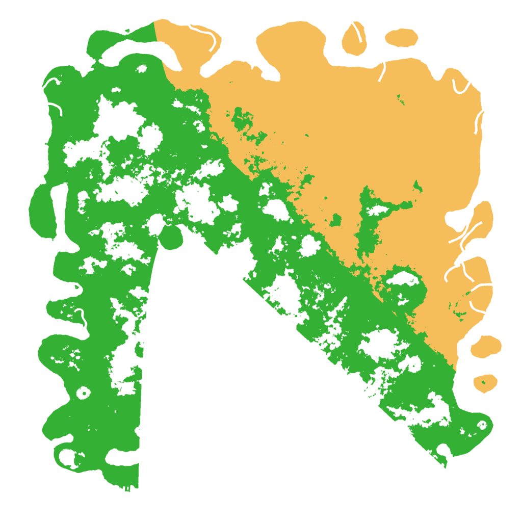Biome Rust Map: Procedural Map, Size: 6000, Seed: 198348