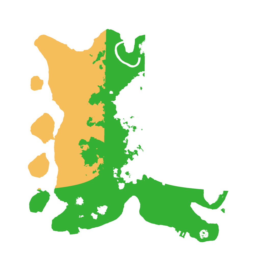 Biome Rust Map: Procedural Map, Size: 3000, Seed: 7317
