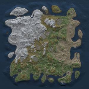 Thumbnail Rust Map: Procedural Map, Size: 4250, Seed: 36148272, 19 Monuments