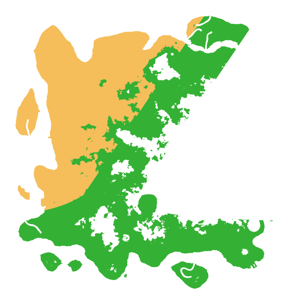 Biome Rust Map: Procedural Map, Size: 4300, Seed: 67029598