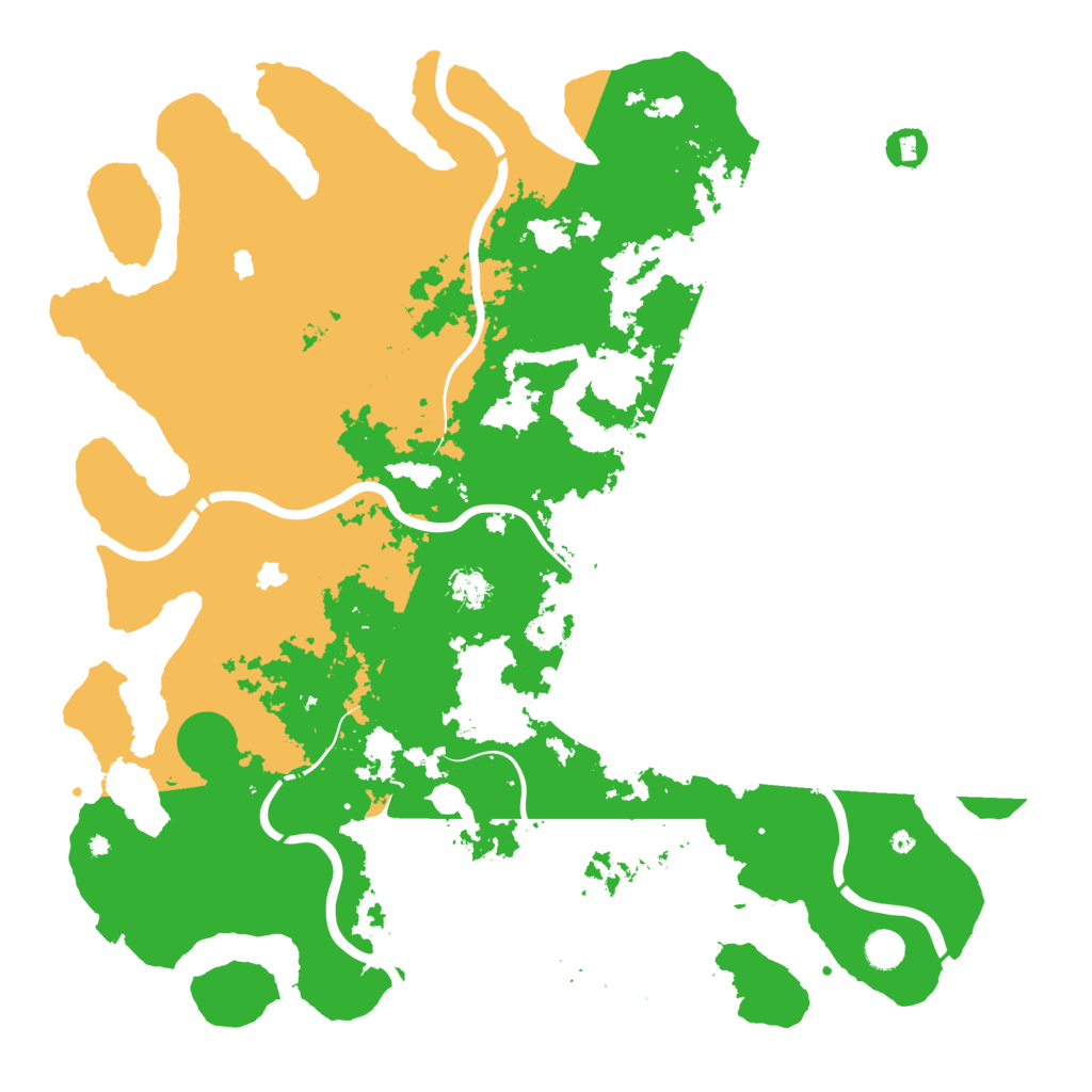 Biome Rust Map: Procedural Map, Size: 4800, Seed: 1988634201