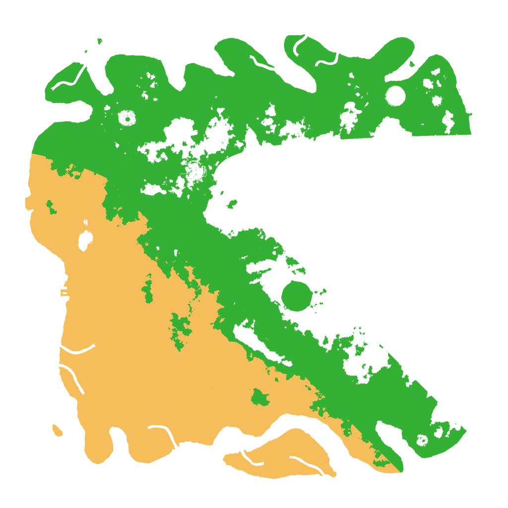 Biome Rust Map: Procedural Map, Size: 4500, Seed: 2147483435