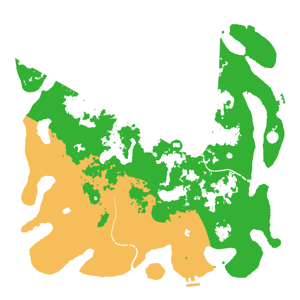 Biome Rust Map: Procedural Map, Size: 4500, Seed: 1429481447