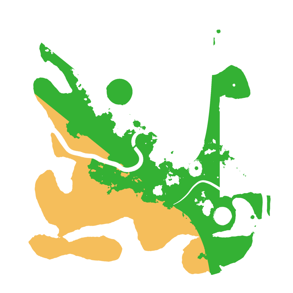 Biome Rust Map: Procedural Map, Size: 3000, Seed: 1250824981