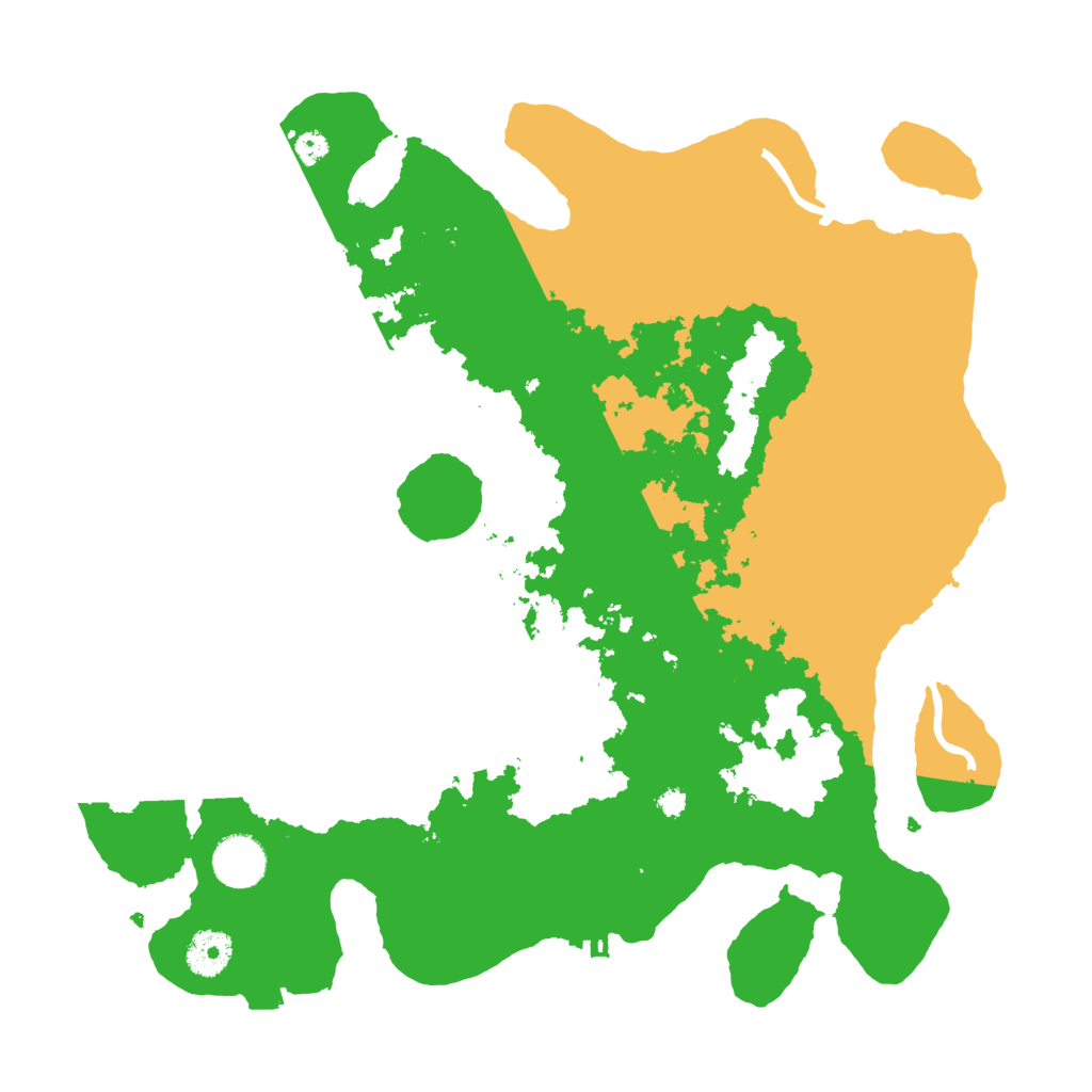 Biome Rust Map: Procedural Map, Size: 3600, Seed: 3605530