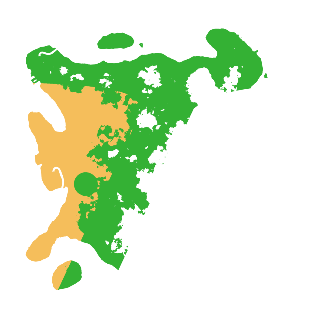 Biome Rust Map: Procedural Map, Size: 3500, Seed: 250066603