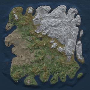 Thumbnail Rust Map: Procedural Map, Size: 4500, Seed: 475927920, 19 Monuments