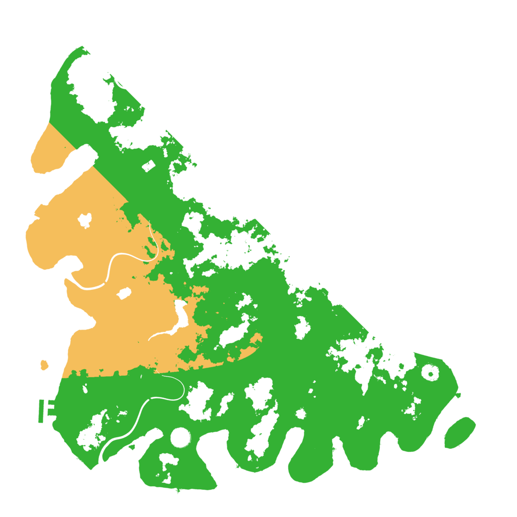 Biome Rust Map: Procedural Map, Size: 4500, Seed: 475927920