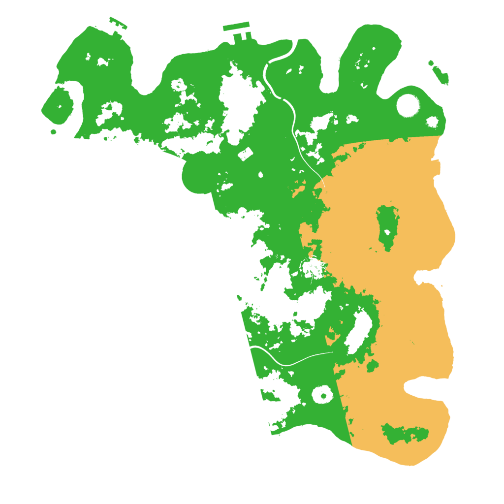 Biome Rust Map: Procedural Map, Size: 3850, Seed: 67962312