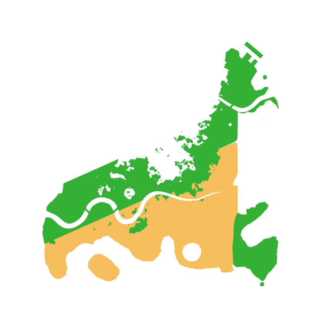 Biome Rust Map: Procedural Map, Size: 3000, Seed: 2087191175