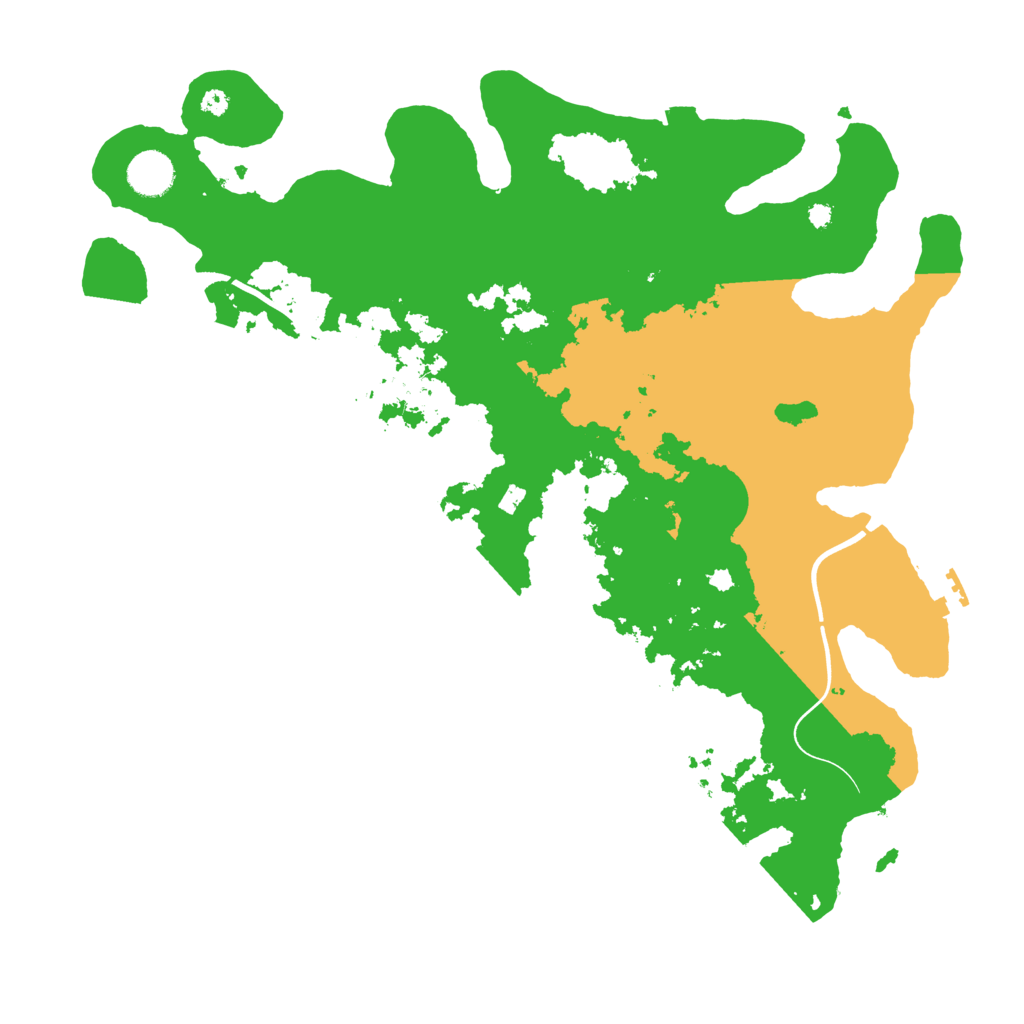 Biome Rust Map: Procedural Map, Size: 3900, Seed: 9539424