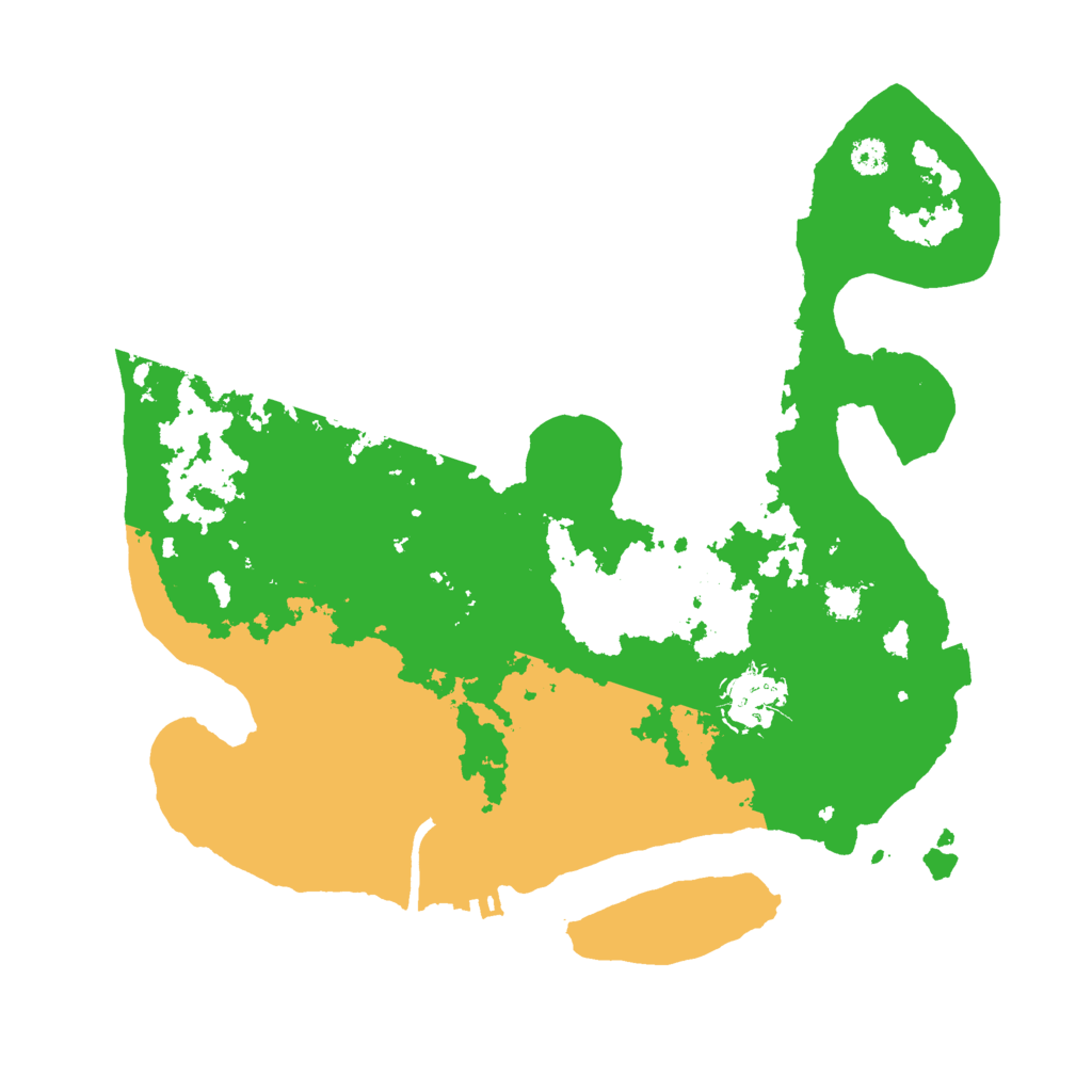 Biome Rust Map: Procedural Map, Size: 3000, Seed: 2245877