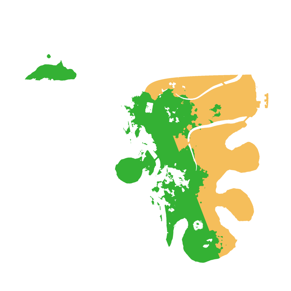 Biome Rust Map: Procedural Map, Size: 3000, Seed: 1604490767