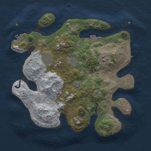 Thumbnail Rust Map: Procedural Map, Size: 3000, Seed: 1604490767, 11 Monuments