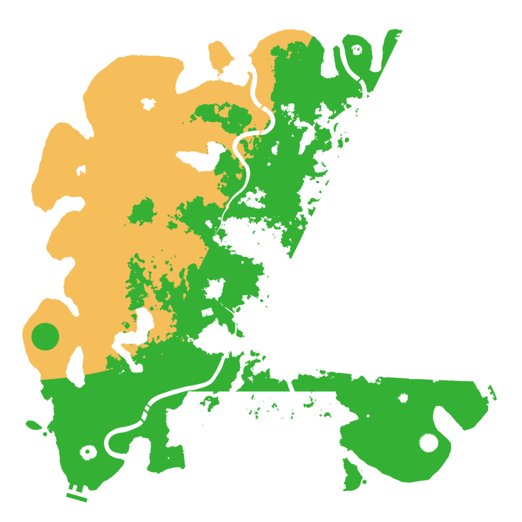 Biome Rust Map: Procedural Map, Size: 5000, Seed: 928469338