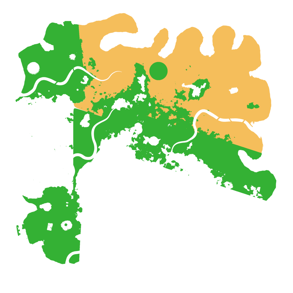 Biome Rust Map: Procedural Map, Size: 4250, Seed: 1267499670