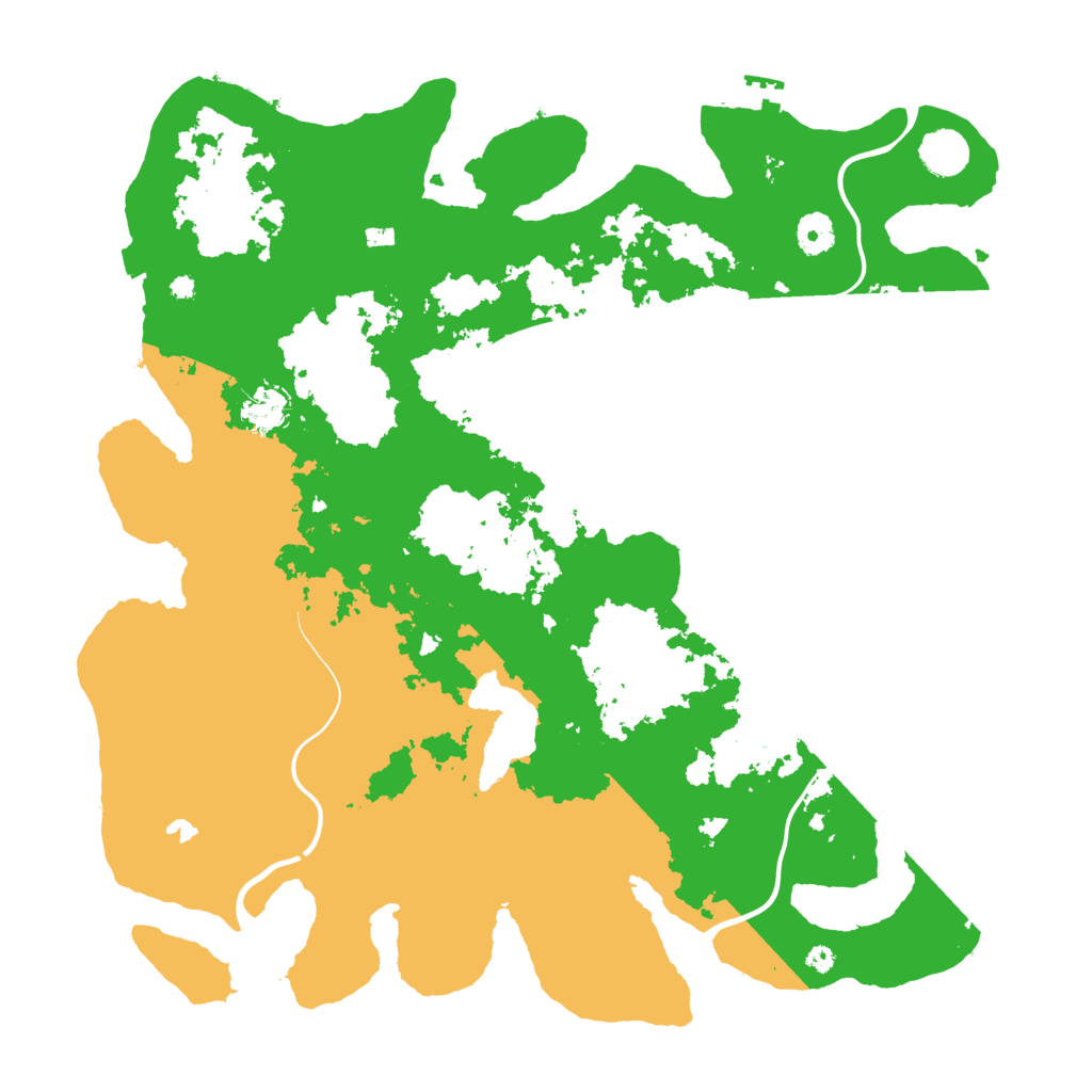 Biome Rust Map: Procedural Map, Size: 4100, Seed: 82102101