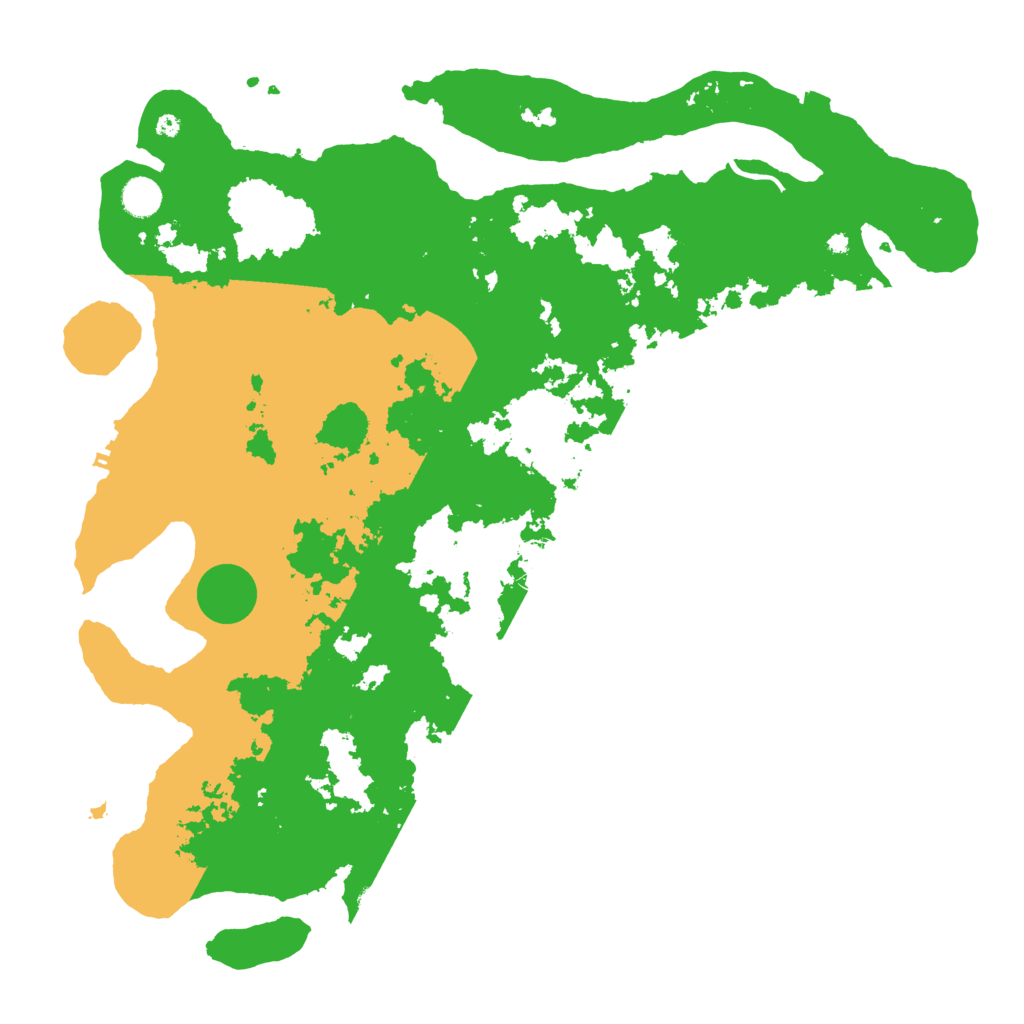 Biome Rust Map: Procedural Map, Size: 4500, Seed: 1042759207