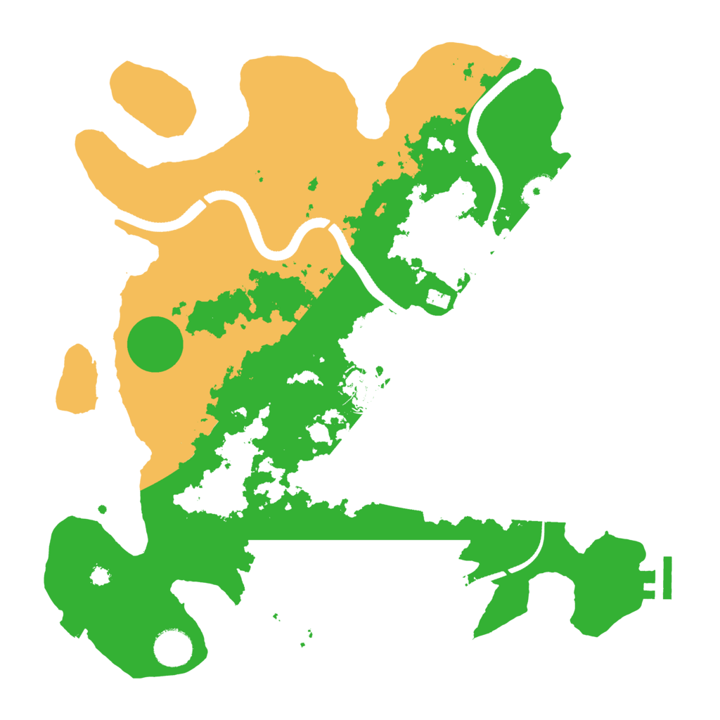 Biome Rust Map: Procedural Map, Size: 3400, Seed: 7823318