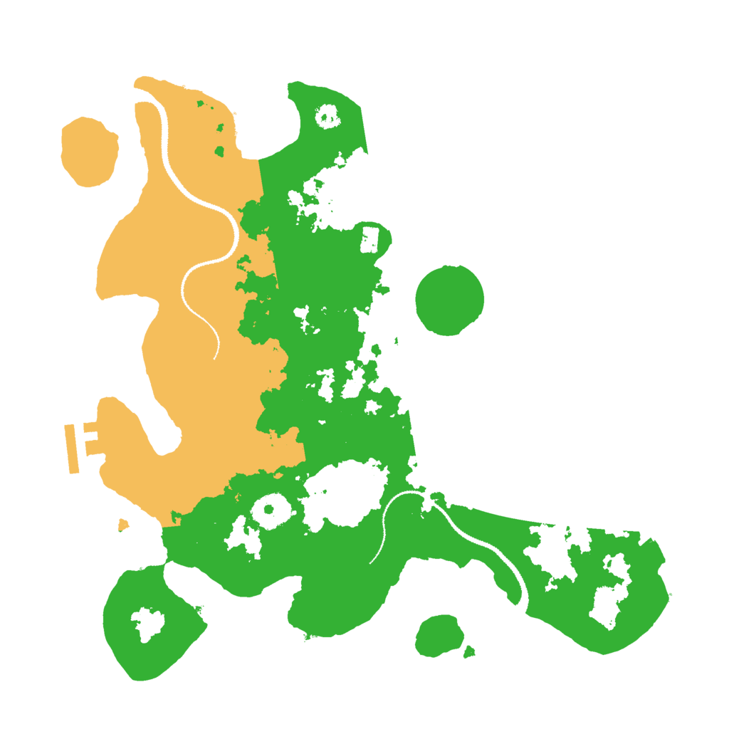 Biome Rust Map: Procedural Map, Size: 3000, Seed: 1495308761