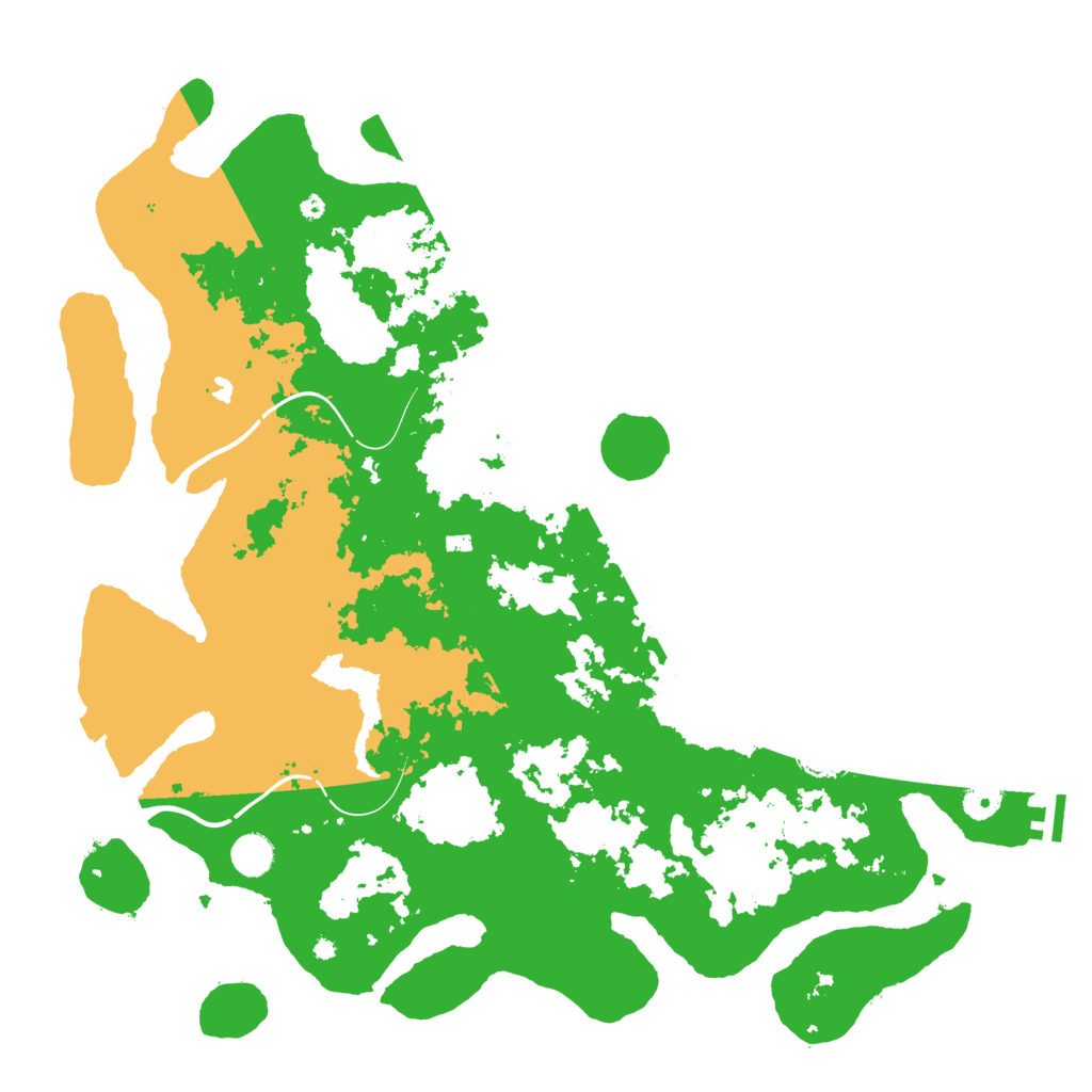 Biome Rust Map: Procedural Map, Size: 4500, Seed: 65463