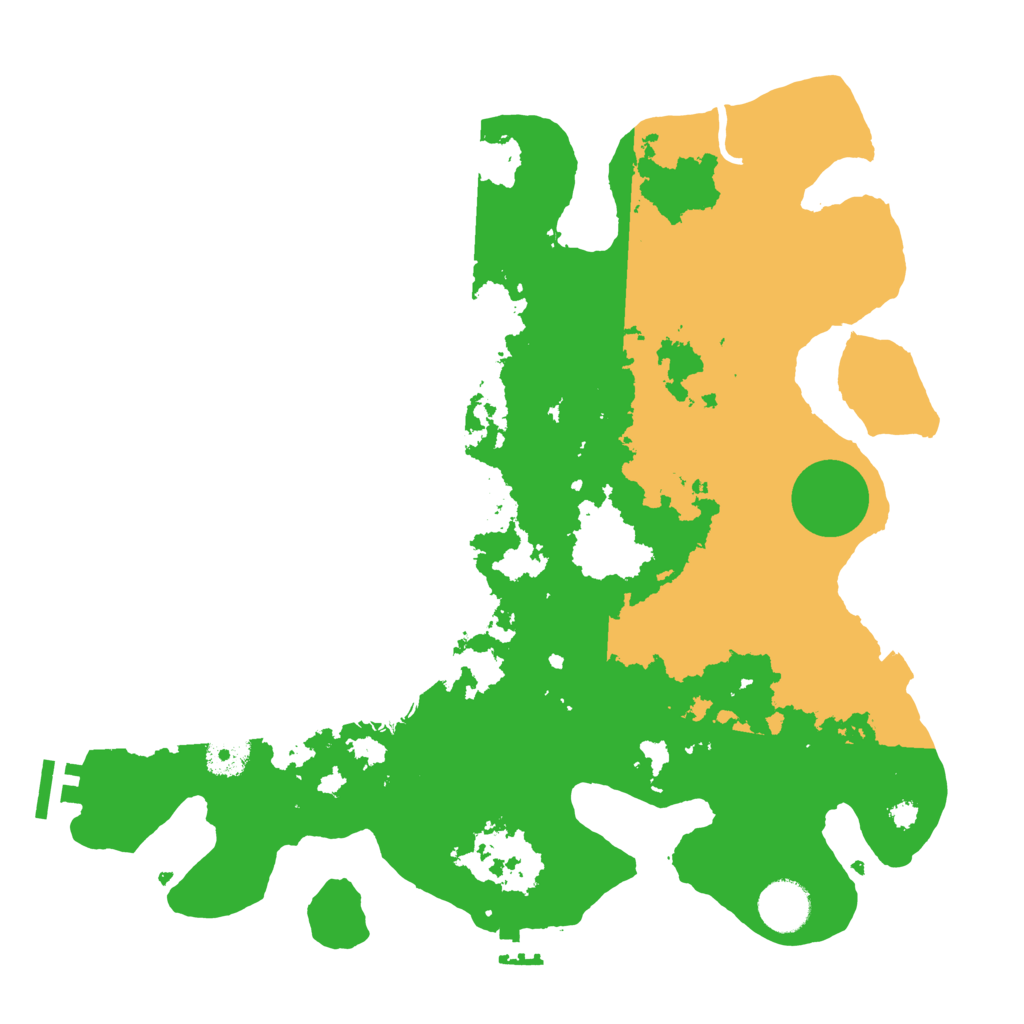Biome Rust Map: Procedural Map, Size: 3500, Seed: 51390719