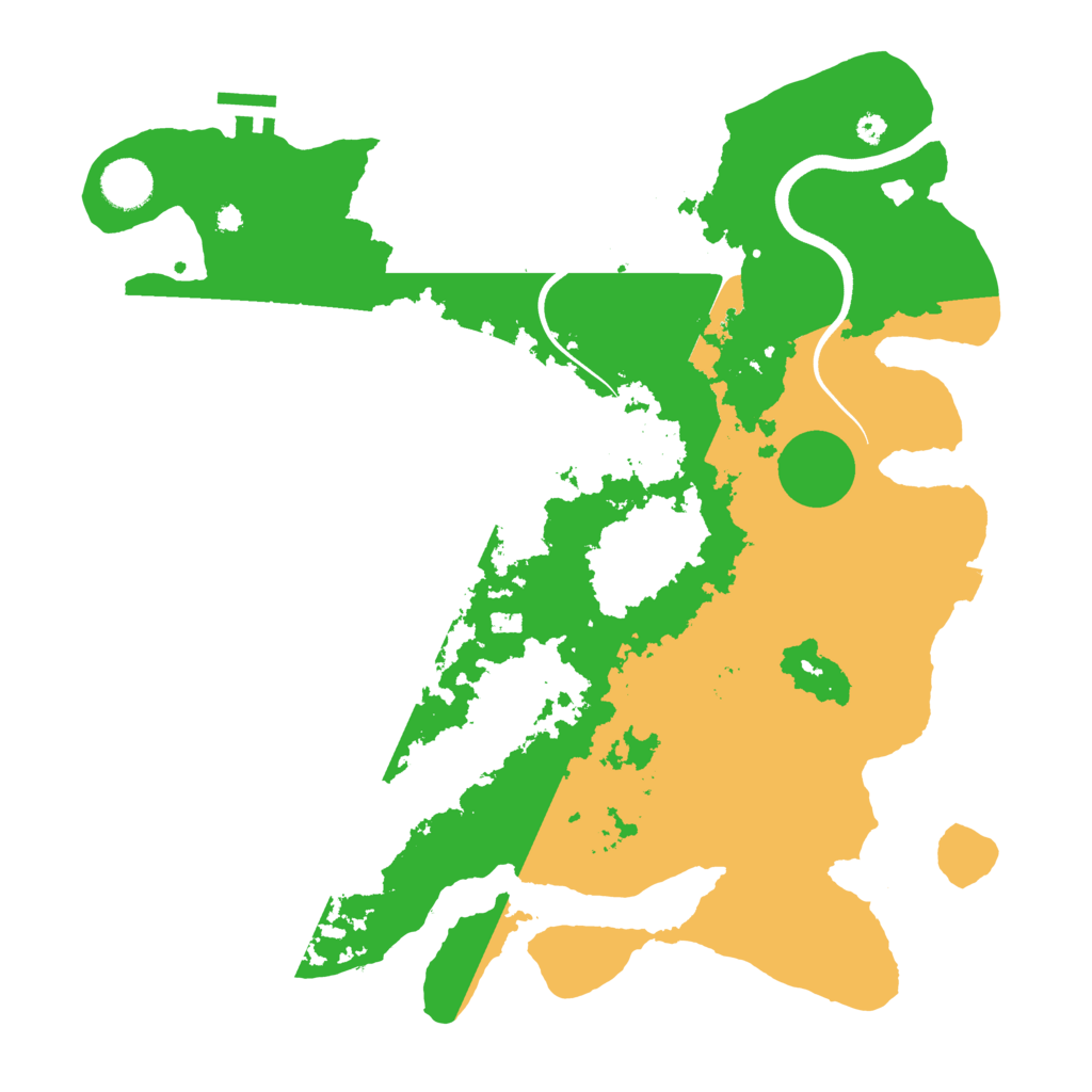Biome Rust Map: Procedural Map, Size: 3750, Seed: 173383