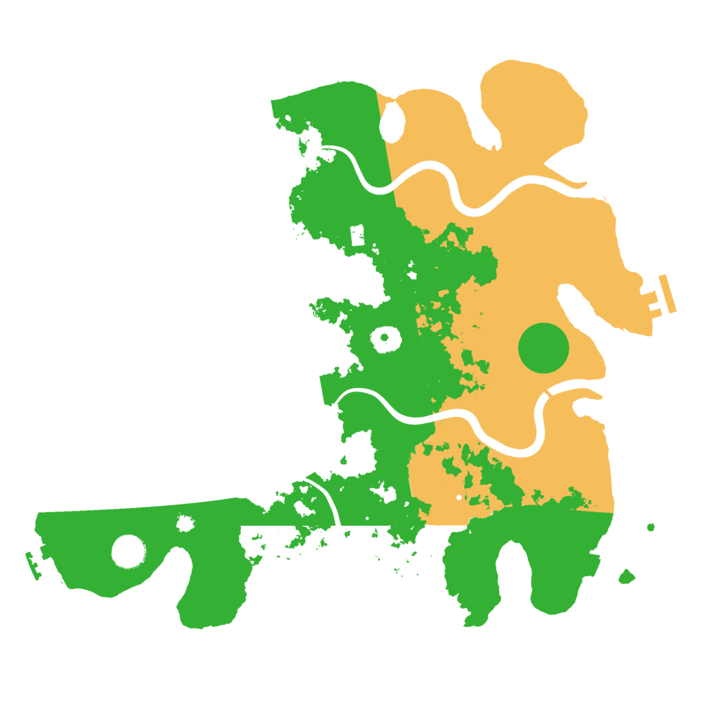 Biome Rust Map: Procedural Map, Size: 3650, Seed: 76863767
