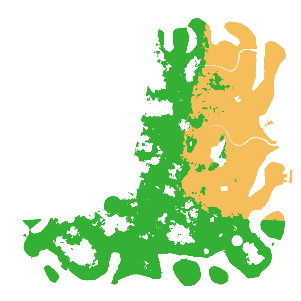 Biome Rust Map: Procedural Map, Size: 4800, Seed: 73764281