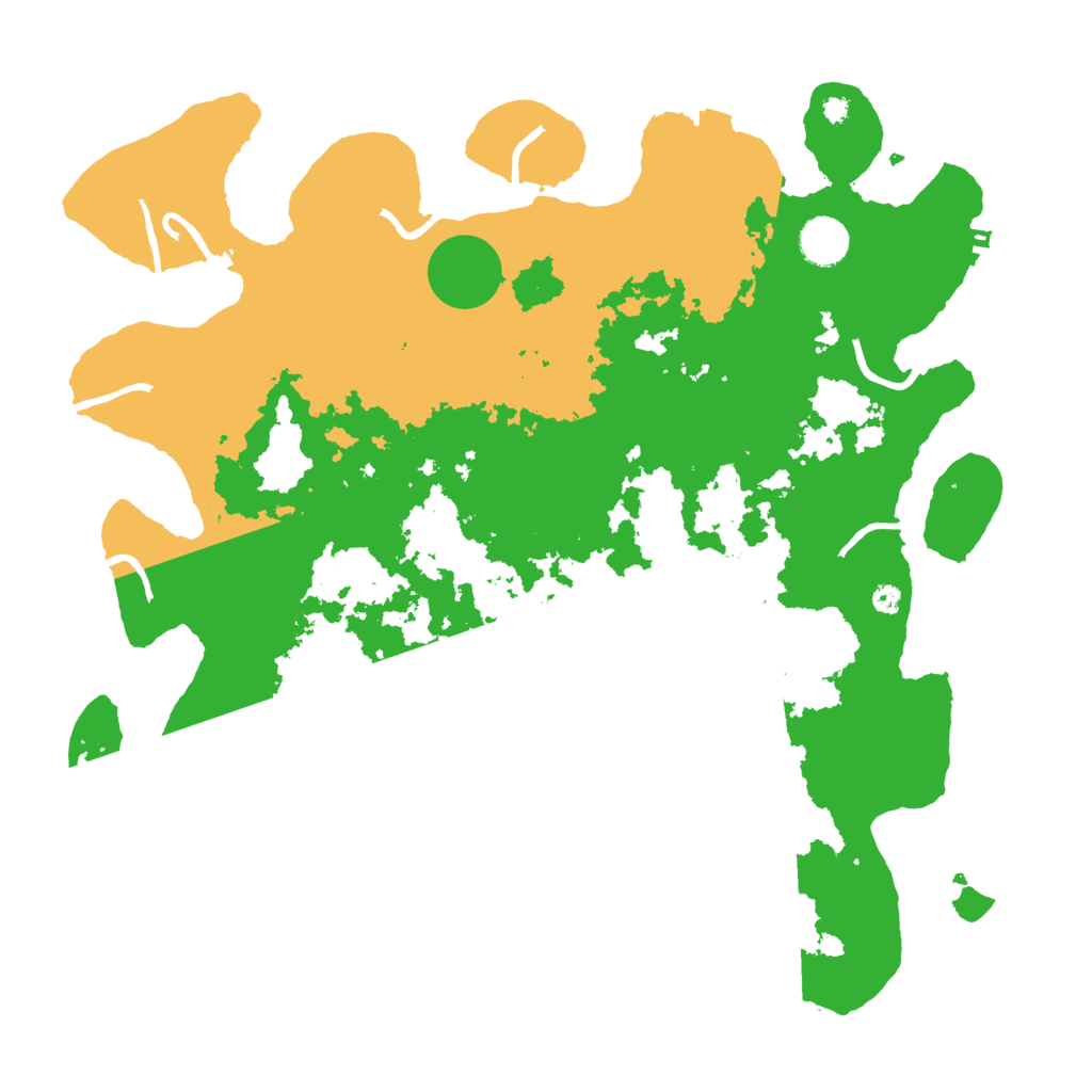 Biome Rust Map: Procedural Map, Size: 3900, Seed: 72609986