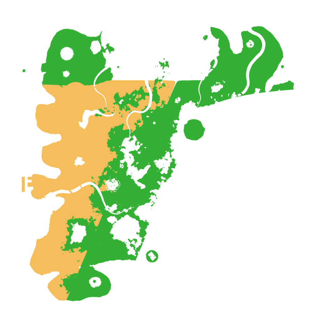 Biome Rust Map: Procedural Map, Size: 4300, Seed: 46617903
