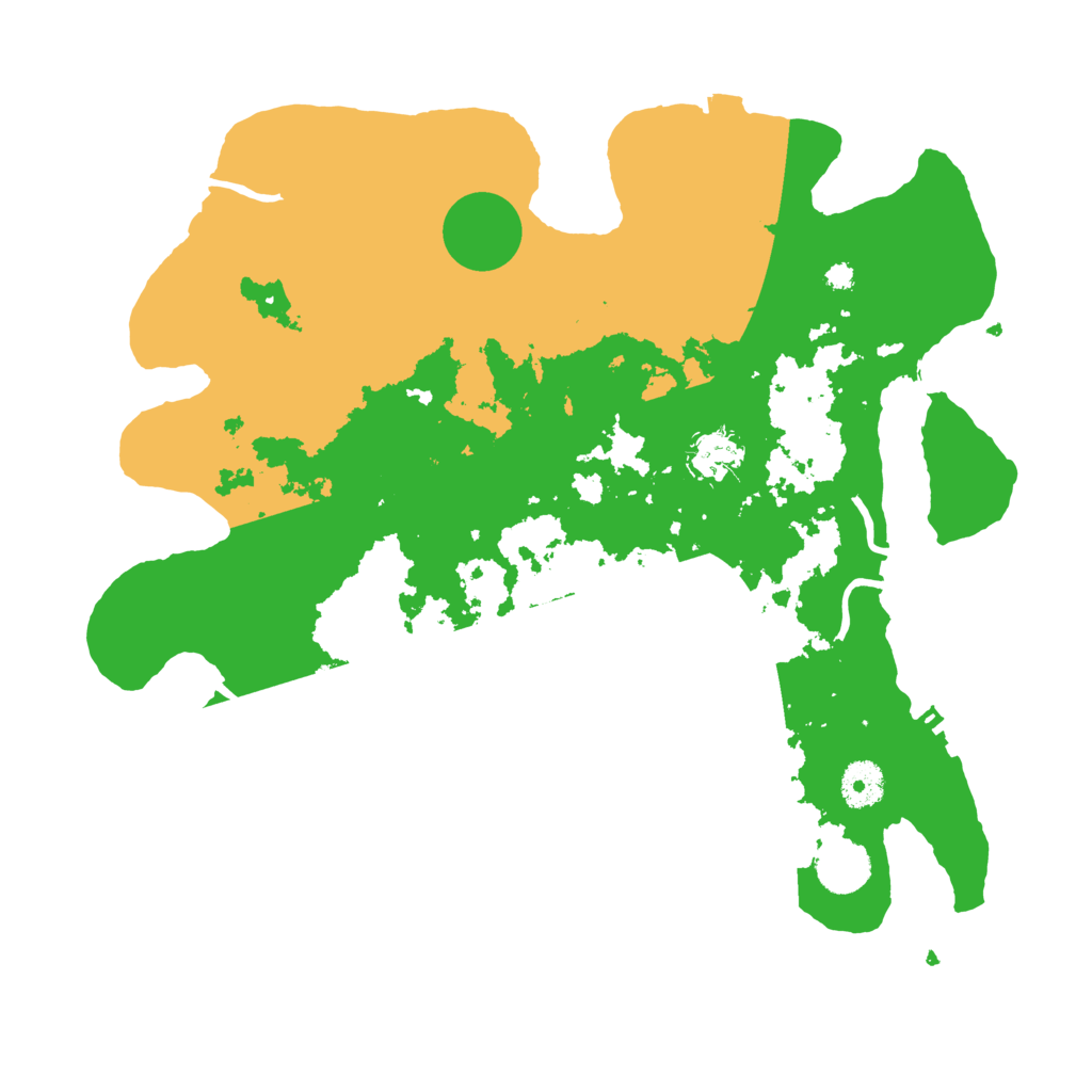 Biome Rust Map: Procedural Map, Size: 3650, Seed: 78449684