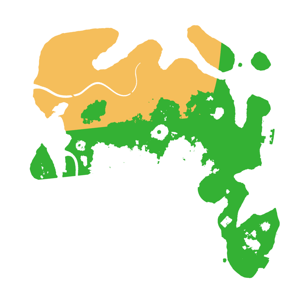 Biome Rust Map: Procedural Map, Size: 3000, Seed: 1101611791
