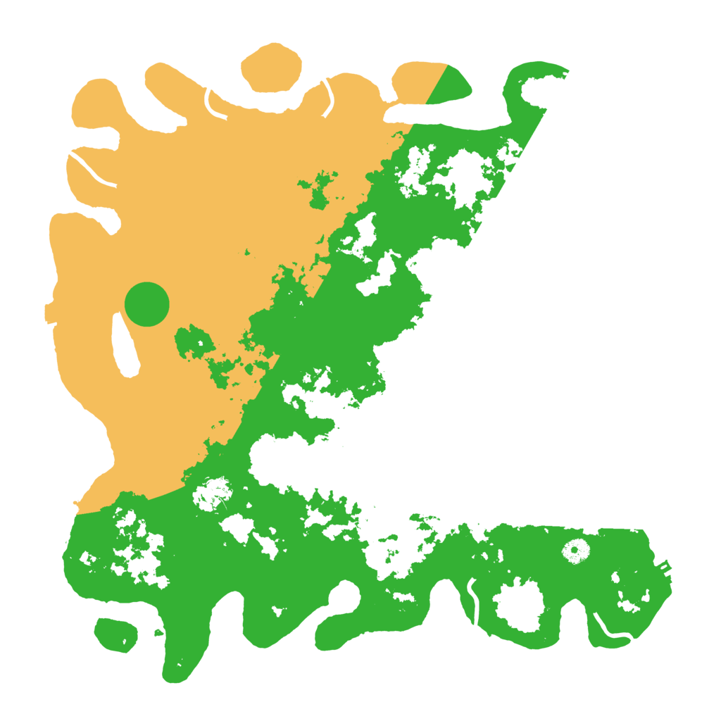 Biome Rust Map: Procedural Map, Size: 4250, Seed: 340414669