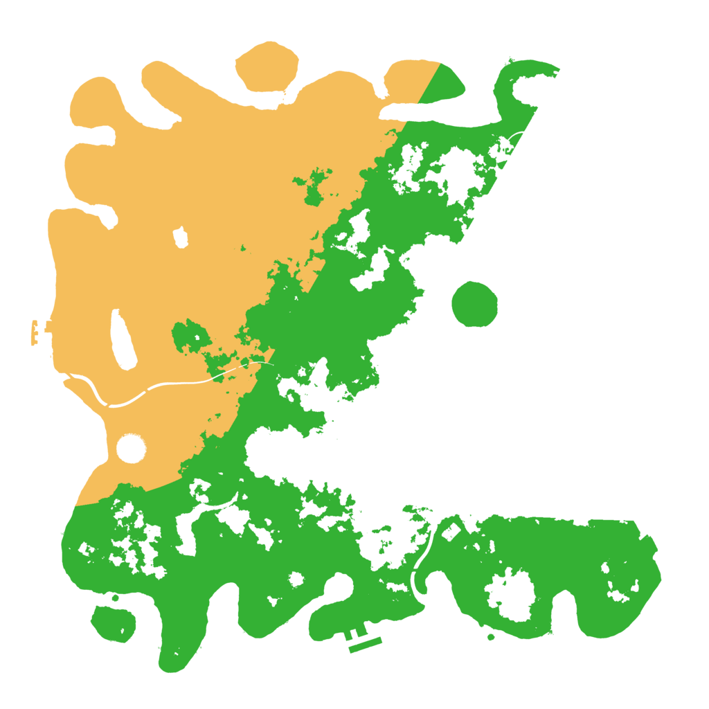 Biome Rust Map: Procedural Map, Size: 4250, Seed: 340414669