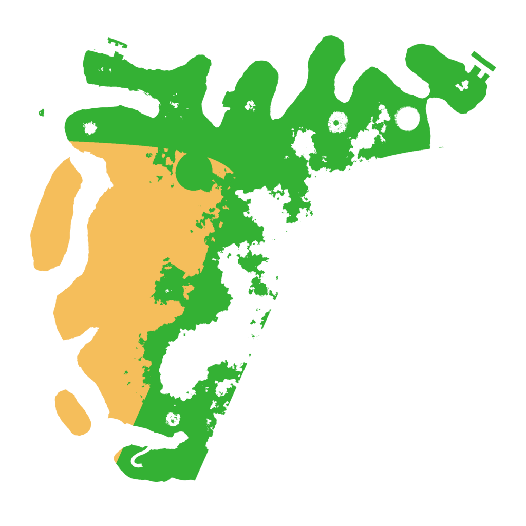Biome Rust Map: Procedural Map, Size: 3850, Seed: 50366235