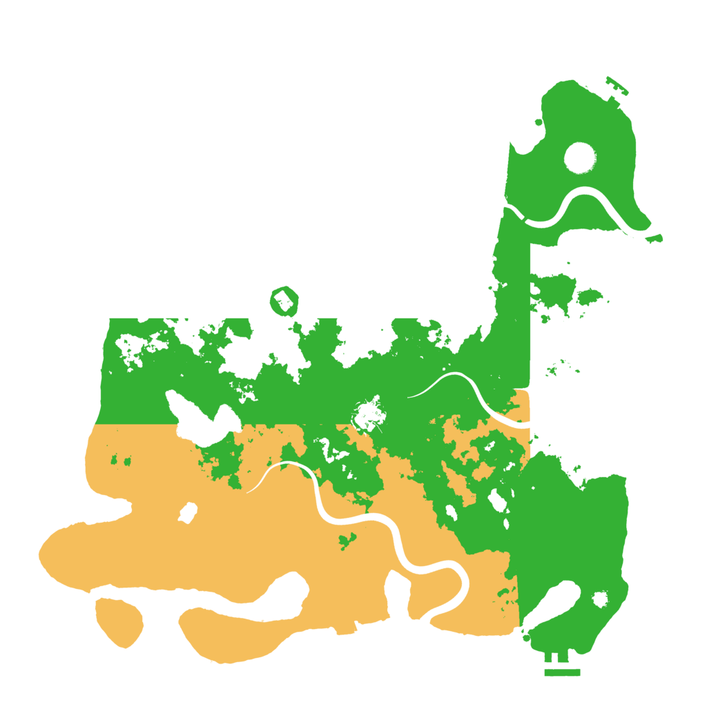 Biome Rust Map: Procedural Map, Size: 4000, Seed: 38927