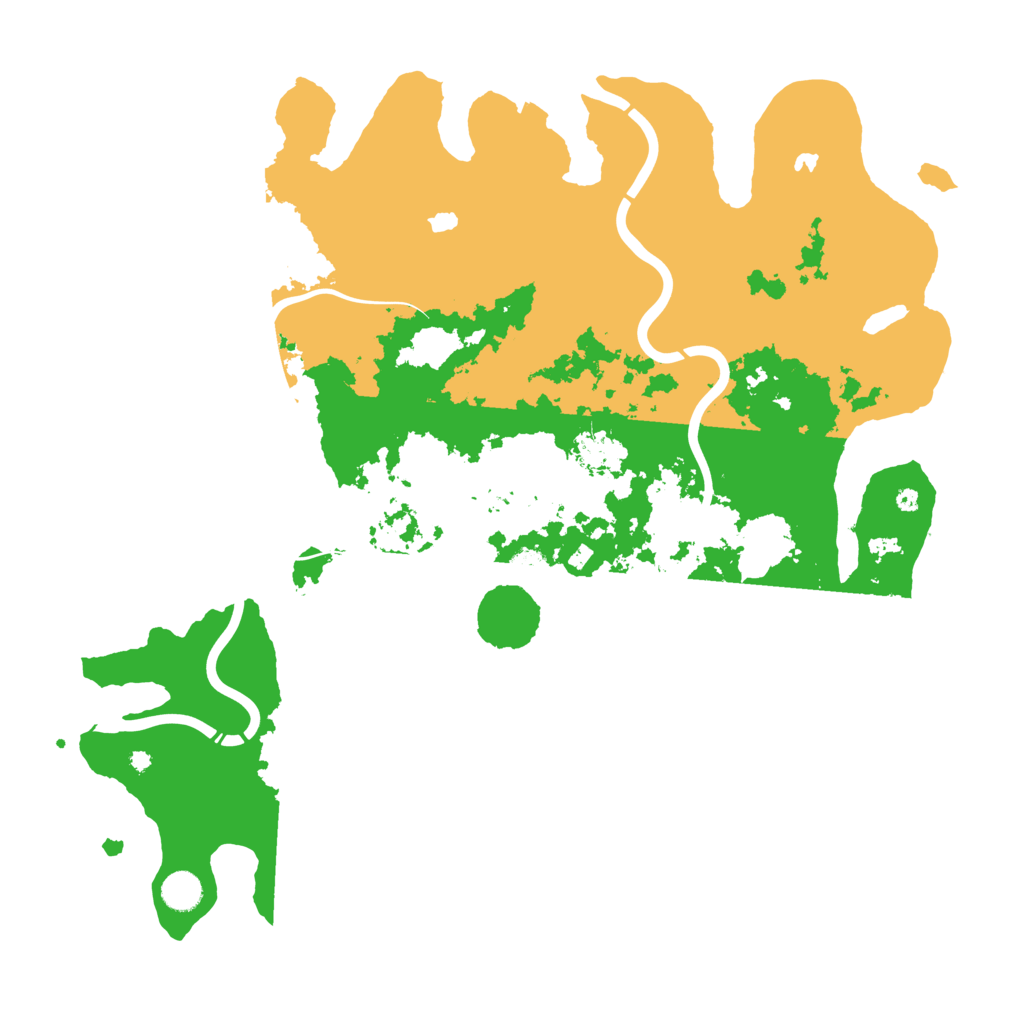 Biome Rust Map: Procedural Map, Size: 4500, Seed: 999011729