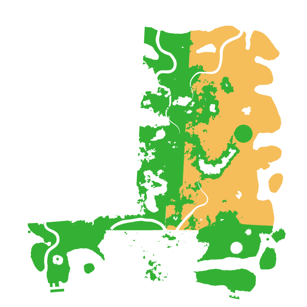 Biome Rust Map: Procedural Map, Size: 4500, Seed: 1275307510