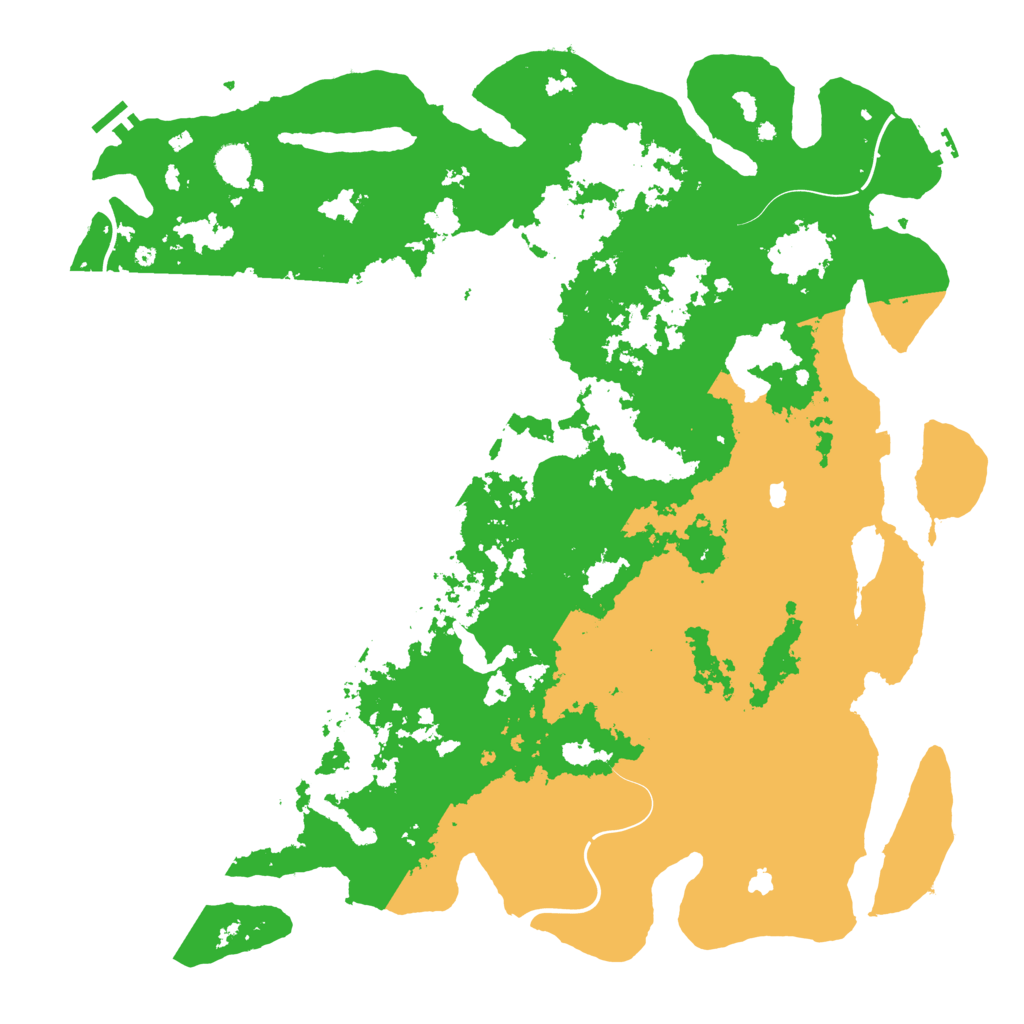 Biome Rust Map: Procedural Map, Size: 5000, Seed: 23424345