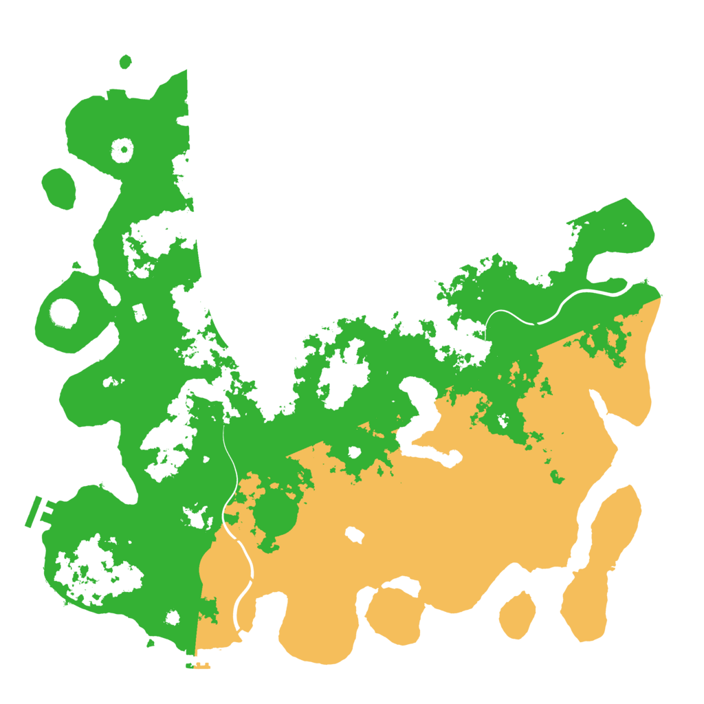 Biome Rust Map: Procedural Map, Size: 4400, Seed: 22454303