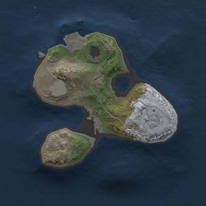 Thumbnail Rust Map: Procedural Map, Size: 1500, Seed: 2137420911, 4 Monuments