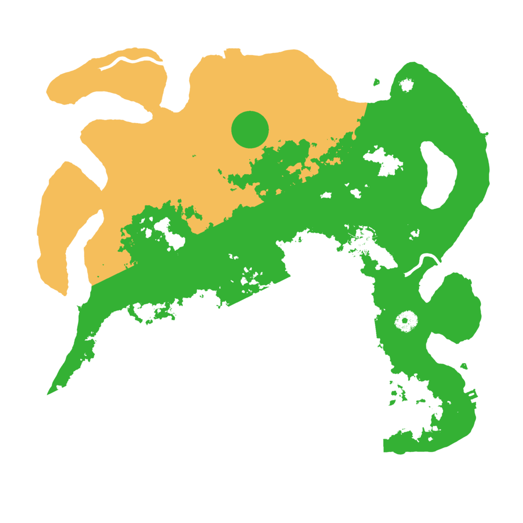 Biome Rust Map: Procedural Map, Size: 3700, Seed: 37740462